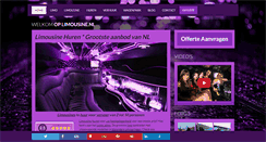 Desktop Screenshot of limousine.nl