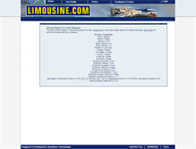 Tablet Screenshot of members.limousine.com